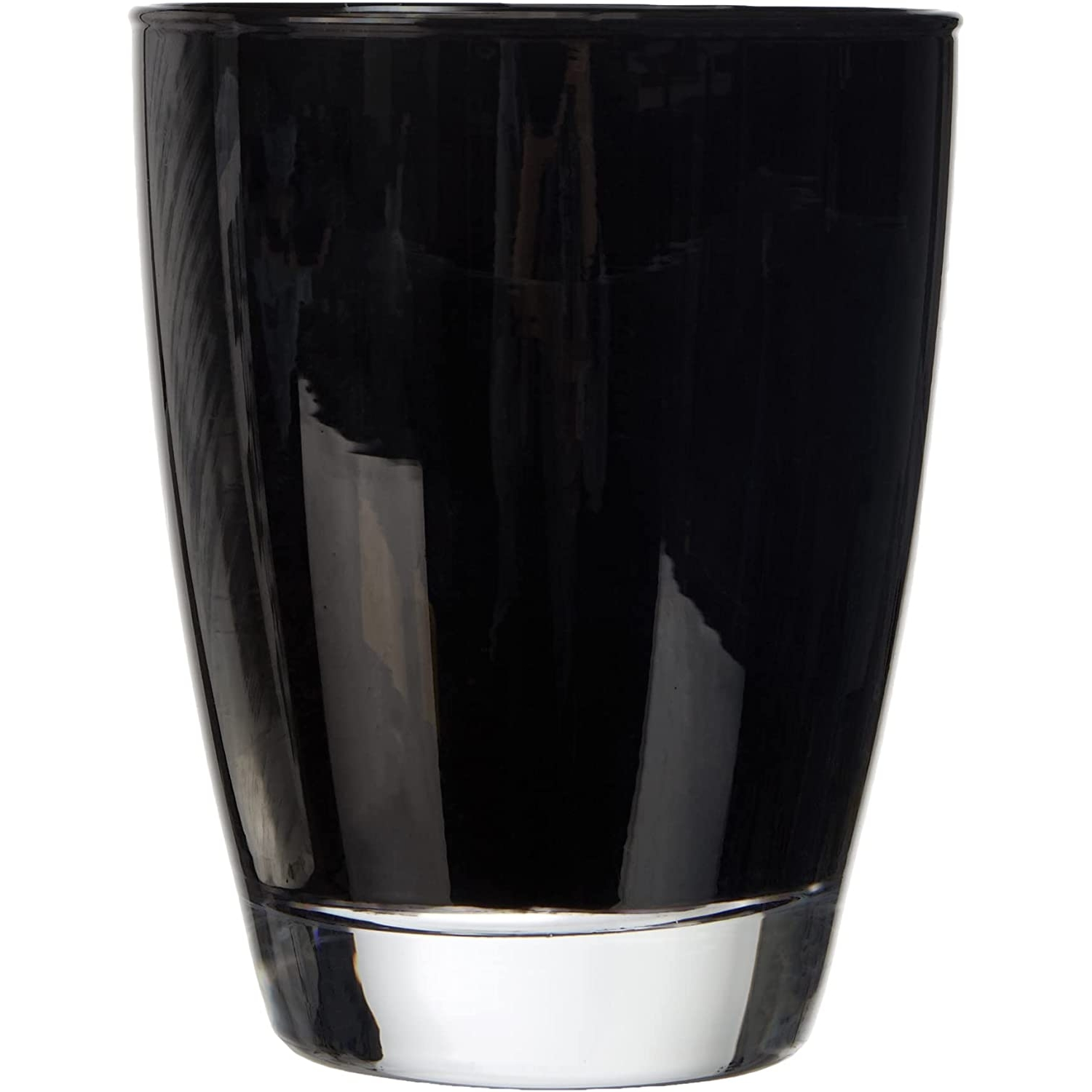 Acquista online Bicchiere acqua vetro colorato Nero cl.30 set 2 pezzi cod.40466 Excelsa